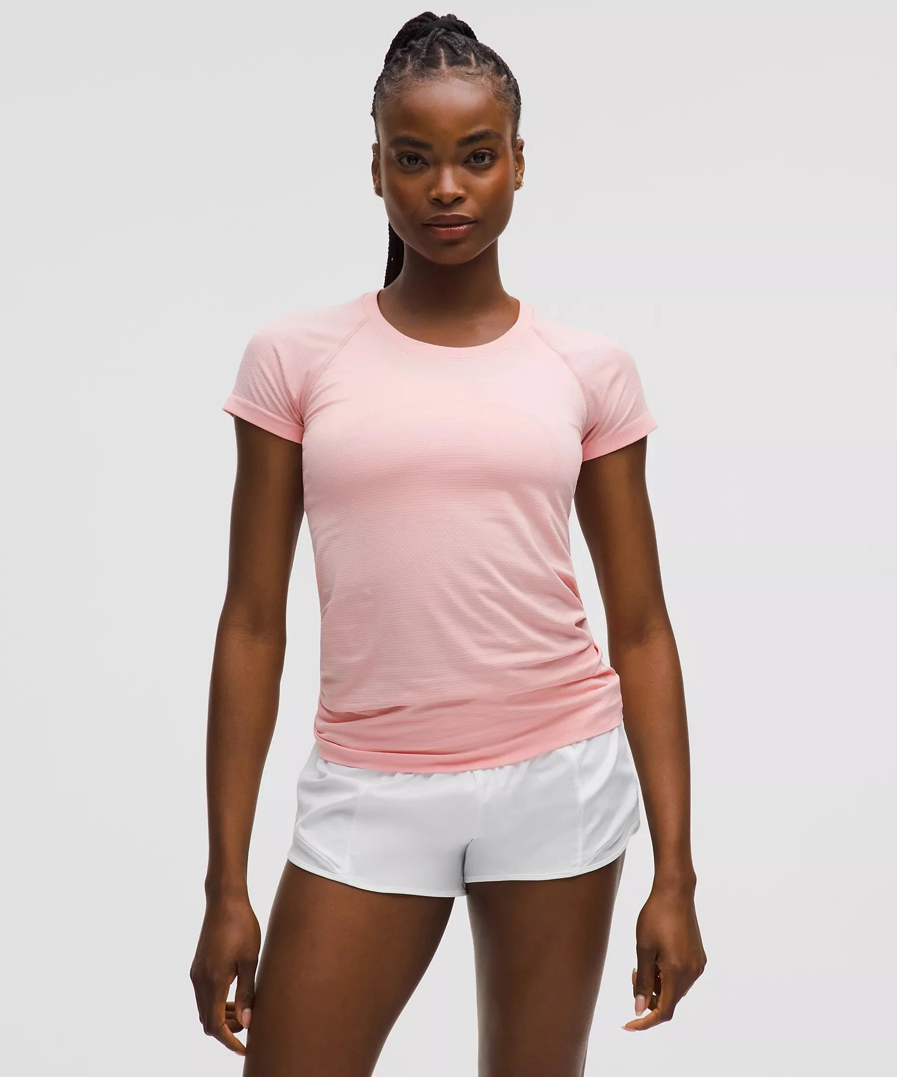lululemon - ココロン Lululemon Ebb to Street Long Sleeve Shirt - Dew Pink - lulu